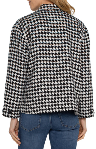 Boxy Shacket with Side Slits