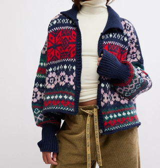 Snowdrift Cardigan Festive Combo