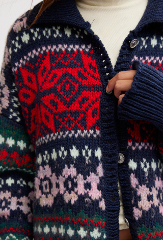 Snowdrift Cardigan Festive Combo