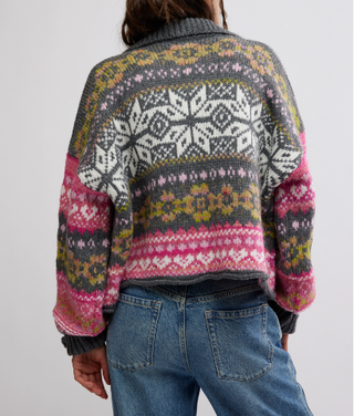 Snowdrift Cardigan Frozen Flower Combo