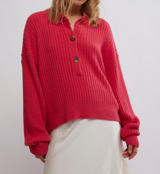 Cocoa Henley Virtual Pink