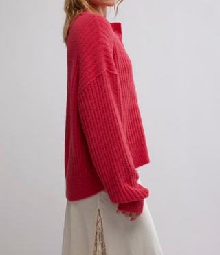 Cocoa Henley Virtual Pink