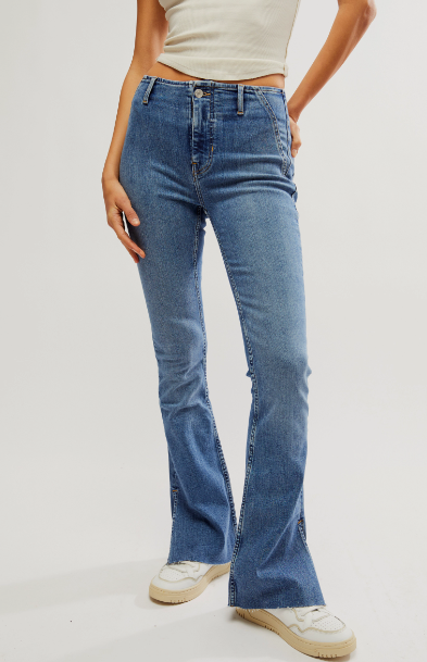 Level Up Slit Bootcut / Sunburst Blue