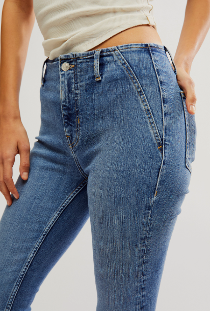 Level Up Slit Bootcut / Sunburst Blue