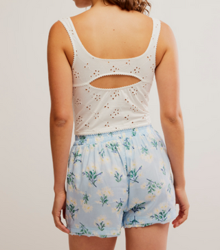 Full Bloom Eyelet Cami / Ivory