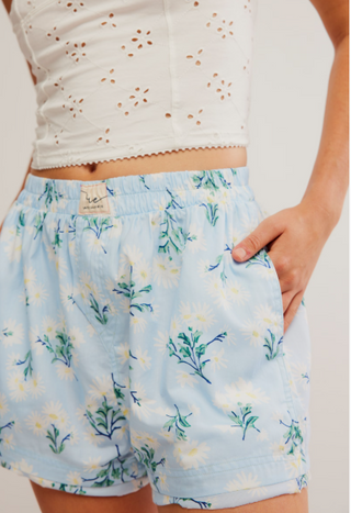 Day to Day Floral Boxer / Chambray Combo