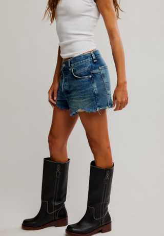 Now or Never Denim Short / Sunsational