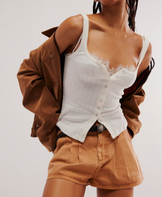 End Game Pointelle Tank / Sugar Swizzle