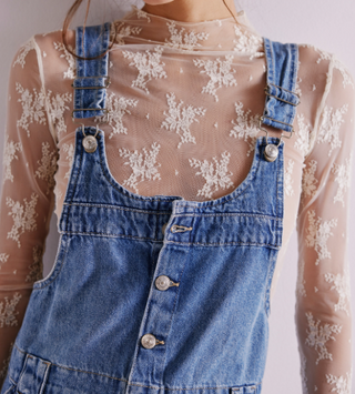 Edie Denim Skirtall / Nimbus