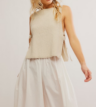Lizzie Sweater Top / Summer Sand
