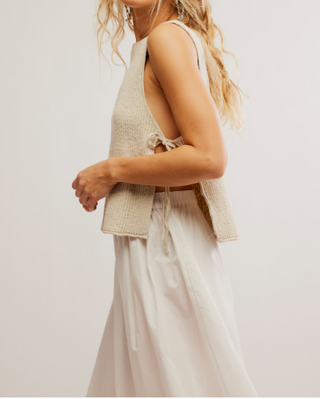 Lizzie Sweater Top / Summer Sand