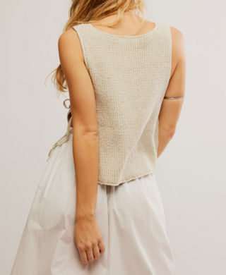 Lizzie Sweater Top / Summer Sand