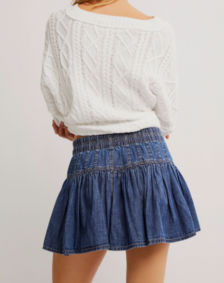 Roselle Denim Mini / High Tide