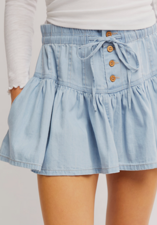 Roselle Denim Mini / Going Steady