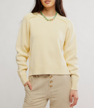 Spring Street Pullover / Banana Cream