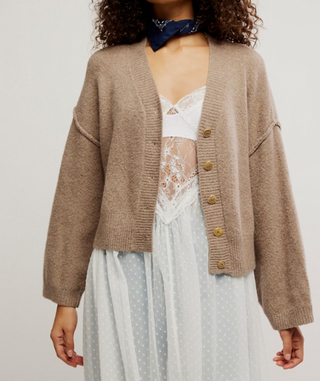 Cool of the Night Cardi / Mocha Melange