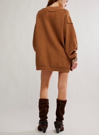WTF Chelsea V Neck Tunic / Muscavado
