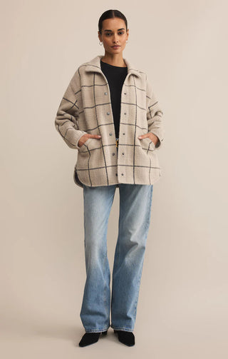 Bronx Plaid Jacket / Frost