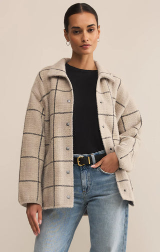 Bronx Plaid Jacket / Frost