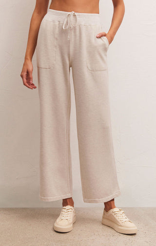 Jet Set Modal Fleece Pant Light Oatmeal