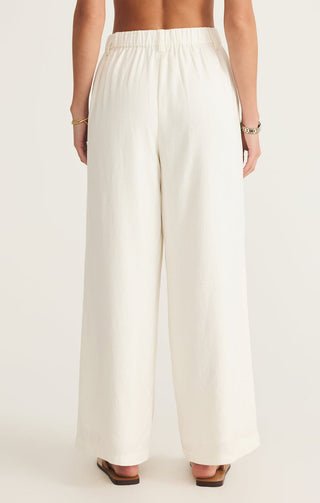 Topanga Linen Pant / White