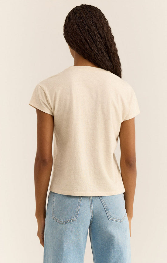 Modern Slub Tee Light Oatmeal Heather