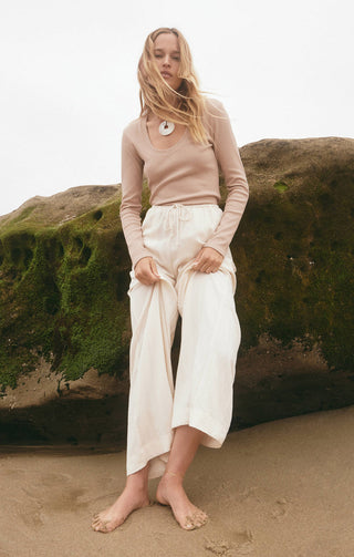 Sirena Rib Long Sleeve Tee