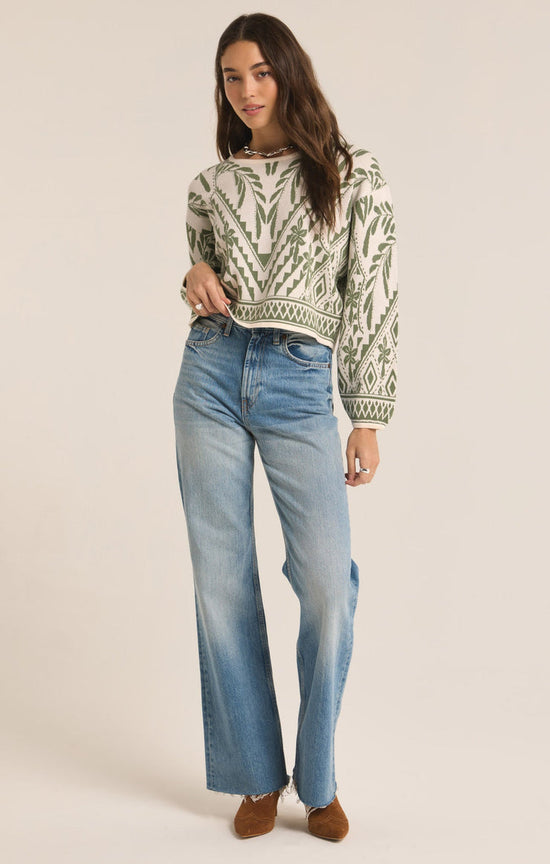 Yeva Sweater / Palm Green