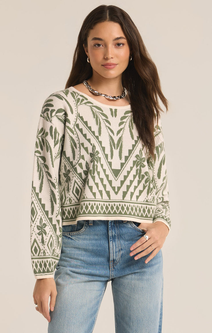 Yeva Sweater / Palm Green