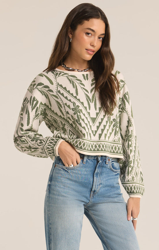 Yeva Sweater / Palm Green