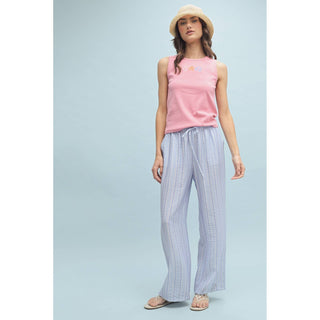 MARINE EMBROIDERED TANK TOP