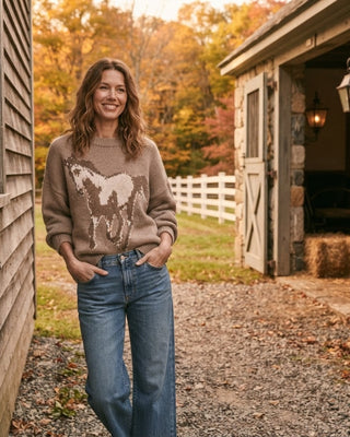 Wild Horse Oversized Sweater / Sand