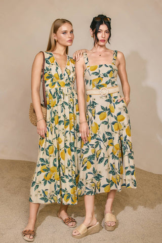 Vintage Lemonade Scalloped Lace Maxi Dress (1)