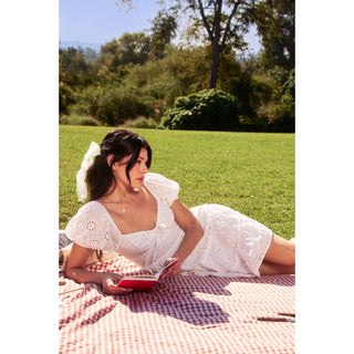 Laters Baby Eyelet Mini Dress