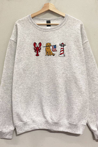 Patriotic Retriever Sweatshirt