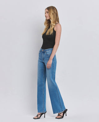 High Rise Wide Leg Jeans