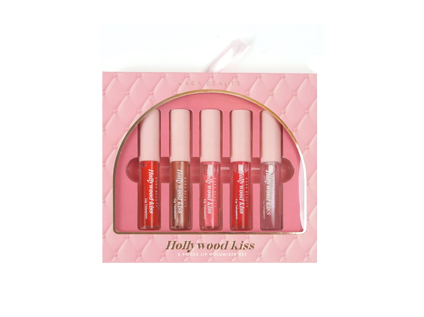 HOLLYWOOD KISS 5 Piece Lip Volumizer Gloss Set - VEGAN