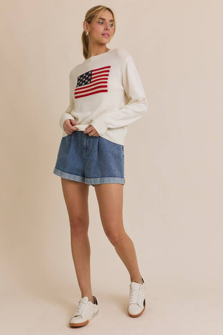 ROUND NECK SWEATER TOP