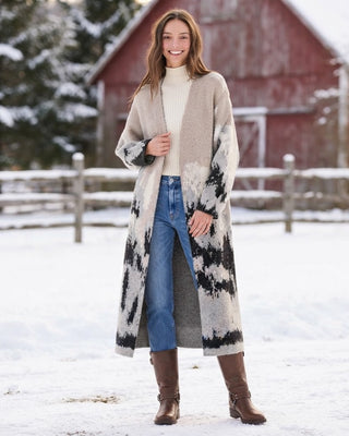 On Mountain Time Duster Sweater / Oatmeal