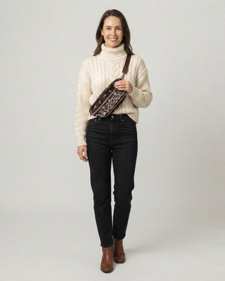 Bandana Crossbody Bag / Brown
