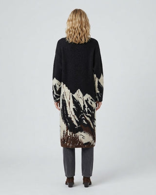 On Mountain Time Duster Sweater / Black
