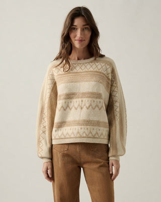 Carlisle Cozy Crewneck Sweater / Cream