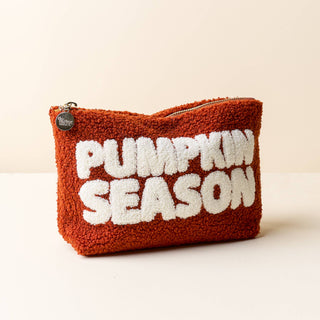 Teddy Pouch-Rectangle-Pumpkin Season