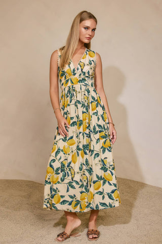 Vintage Lemonade Scalloped Lace Maxi Dress (1)