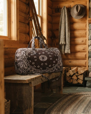 Bandana Duffel Bag / Brown