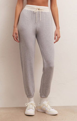 Off Duty Modal Fleece Jogger Heather Grey