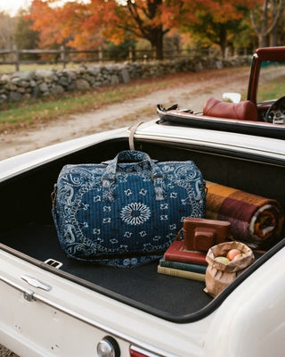 Bandana Duffel Bag / Navy Blue