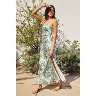 Stolen Love Strapless Bias Cut Maxi Dress