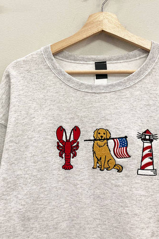 Patriotic Retriever Sweatshirt