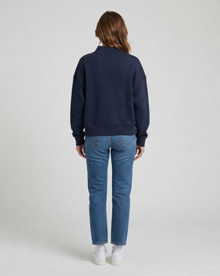 Après Mock Neck Sweatshirt / Navy